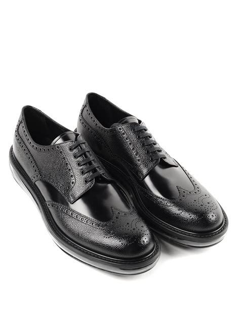 prada lace up shoes brogue|prada brogues farfetch.